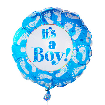 327 its a boy balloon