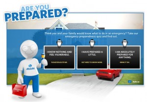 Allstate Emergency Preparedness Website - Game